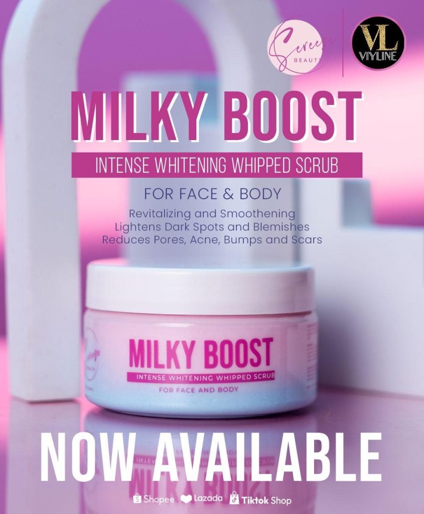 Viral Sereese Beauty Milky Boost Whitening Scrub Now Available at