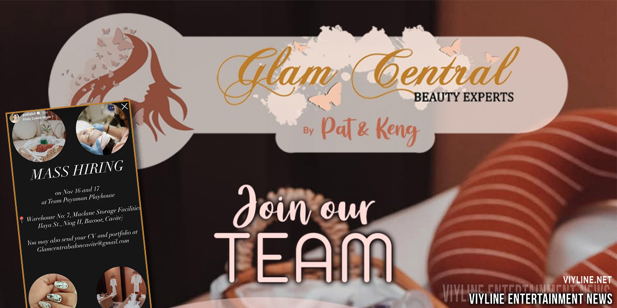 Glam Central Salon And Spa By Pat And Keng Looking For New Team Member 